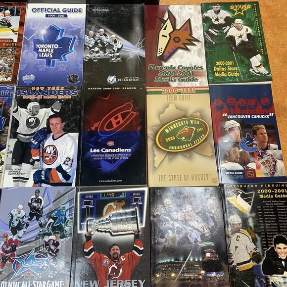 2000-2001 NHL Media Guide Set 30 teams Rule book media directory Leafs Red wings - Picture 8 of 10